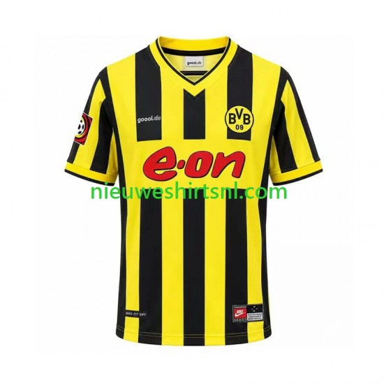Borussia Dortmund Heren Shirt met Bedrukking 2000 Retro Thuis Korte Mouw