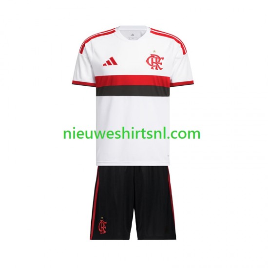 CR Flamengo Kind Shirt met Bedrukking Uit 2026-2027 Korte Mouw