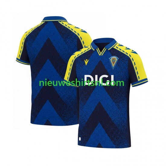 Cádiz CF Heren Shirt met Bedrukking Retro Thuis 2025-2026 Korte Mouw