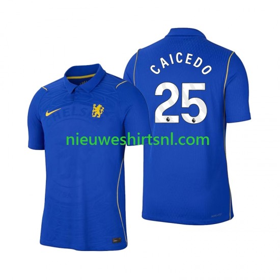 Chelsea Heren Shirt met Bedrukking Moises Caicedo 25 Thuis 2026-2027 Korte Mouw