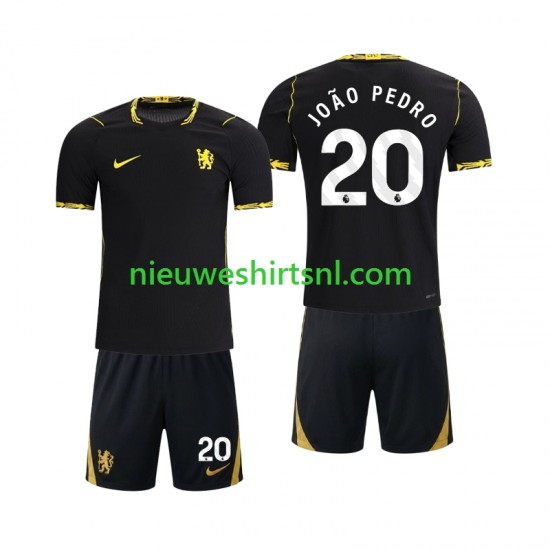 Kind Shirt met Bedrukking Chlesea Joao Pedro 20 Uit 2026-2027 Korte Mouw