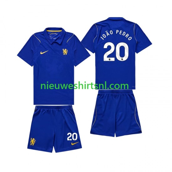 Kind Shirt met Bedrukking Chlesea Joao Pedro 20 Thuis 2026-2027 Korte Mouw