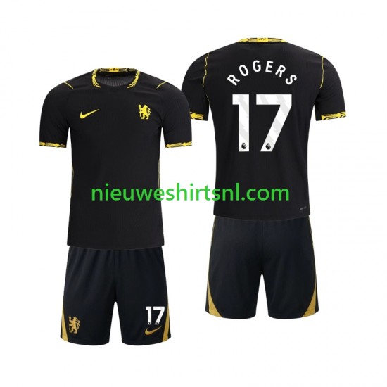 Kind Shirt met Bedrukking Chlesea Morgan Rogers 17 Uit 2026-2027 Korte Mouw