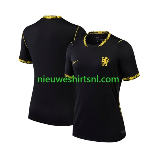 Dames Shirt met Bedrukking Chlesea Uit 2026-2027 Korte Mouw