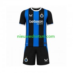 Club Brugge Kind Shirt met Bedrukking Thuis 2026-2027 Korte Mouw