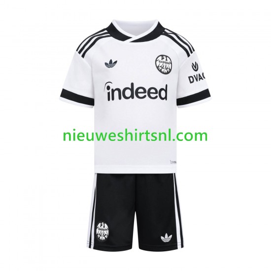 Eintracht Frankfurt Kind Shirt met Bedrukking Uit 2026-2027 Korte Mouw