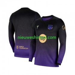 FC Barcelona Heren Shirt met Bedrukking Uit 2026-2027 Lange Mouw FC Barcelona Heren Shirt met Bedrukking Uit 2026-2027 Lange Mouw