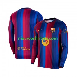 FC Barcelona Heren Shirt met Bedrukking Thuis 2026-2027 Lange Mouw FC Barcelona Heren Shirt met Bedrukking Thuis 2026-2027 Lange Mouw