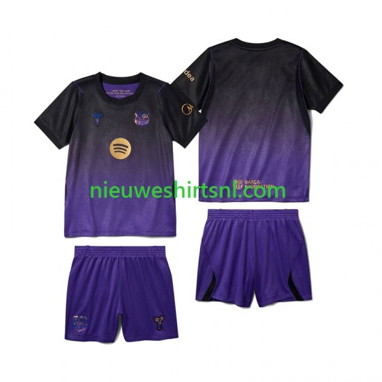 FC Barcelona Kind Shirt met Bedrukking Uit 2026-2027 Korte Mouw