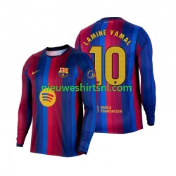 FC Barcelona Heren Shirt met Bedrukking Lamine Yamal 10 Thuis 2026-2027 Lange Mouw FC Barcelona Heren Shirt met Bedrukking Lamine Yamal 10 Thuis 2026-2027 Lange Mouw