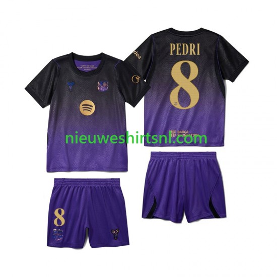 FC Barcelona Kind Shirt met Bedrukking Pedri 8 Uit 2026-2027 Korte Mouw