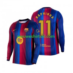 FC Barcelona Heren Shirt met Bedrukking Raphinha 11 Thuis 2026-2027 Lange Mouw FC Barcelona Heren Shirt met Bedrukking Raphinha 11 Thuis 2026-2027 Lange Mouw