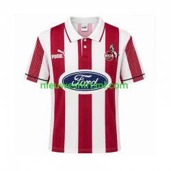 FC Köln Heren Shirt met Bedrukking 1995 1996 Retro Thuis Korte Mouw