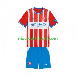 Kind Shirt met Bedrukking Girona Thuis 2026-2027 Korte Mouw