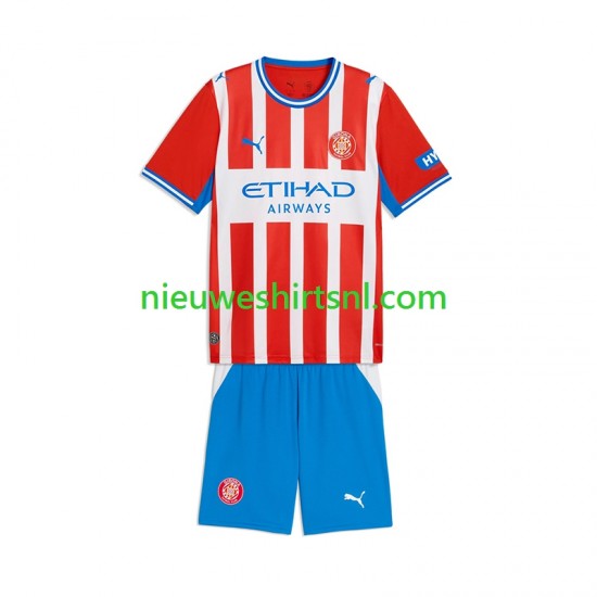 Kind Shirt met Bedrukking Girona Thuis 2026-2027 Korte Mouw