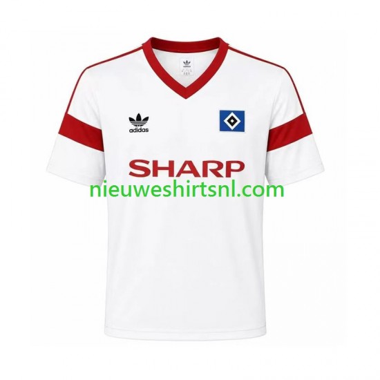 Hamburger SV Heren Shirt met Bedrukking 1988 Retro Thuis Korte Mouw