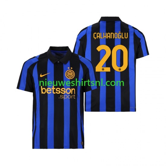 Inter Milan Heren Shirt met Bedrukking Hakan Calhanoglu 20 Thuis 2026-2027 Korte Mouw