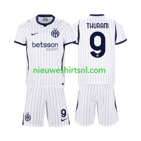 Inter Milan Kind Shirt met Bedrukking Marcus Thuram 9 Uit 2026-2027 Korte Mouw
