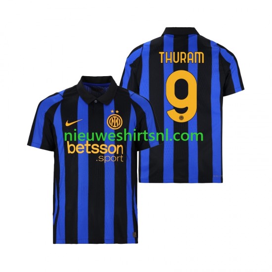 Inter Milan Heren Shirt met Bedrukking Marcus Thuram 9 Thuis 2026-2027 Korte Mouw