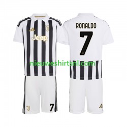 Juventus Kind Shirt met Bedrukking Cristiano Ronaldo 7 Thuis 2026-2027 Korte Mouw