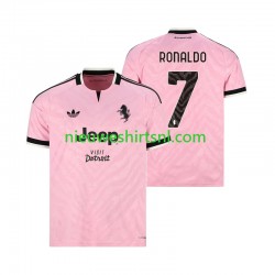 Juventus Heren Shirt met Bedrukking Cristiano Ronaldo 7 Uit 2026-2027 Korte Mouw