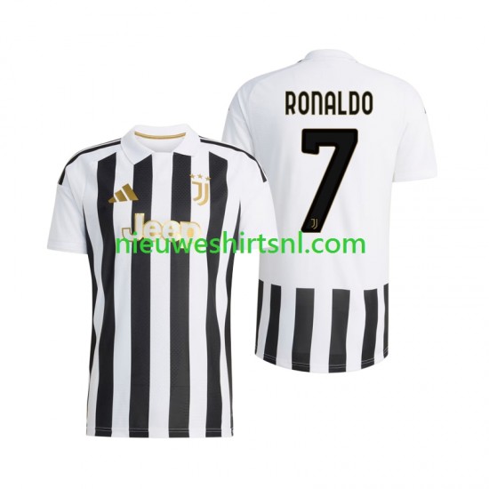 Juventus Heren Shirt met Bedrukking Cristiano Ronaldo 7 Thuis 2026-2027 Korte Mouw