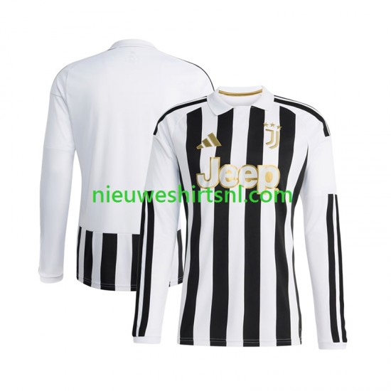 Juventus Heren Shirt met Bedrukking Thuis 2026-2027 Lange Mouw