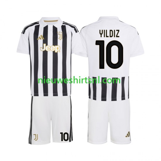 Juventus Kind Shirt met Bedrukking Kenan Yildiz 10 Thuis 2026-2027 Korte Mouw
