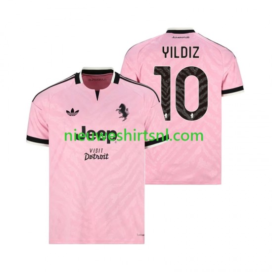 Juventus Heren Shirt met Bedrukking Kenan Yildiz 10 Uit 2026-2027 Korte Mouw