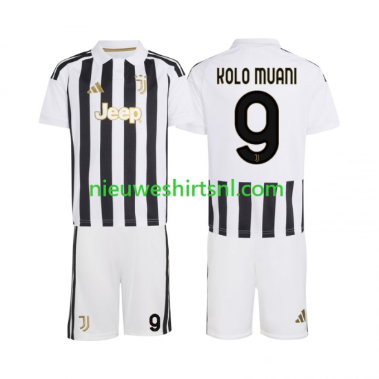 Juventus Kind Shirt met Bedrukking Randal Kolo Muani 9 Thuis 2026-2027 Korte Mouw