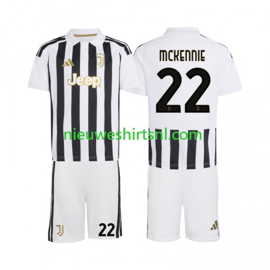 Juventus Kind Shirt met Bedrukking Weston McKennie 22 Thuis 2026-2027 Korte Mouw