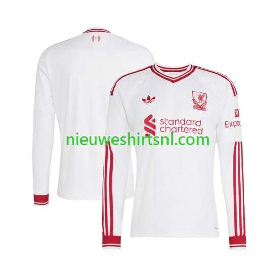 Liverpool Heren Shirt met Bedrukking Uit 2026-2027 Lange Mouw