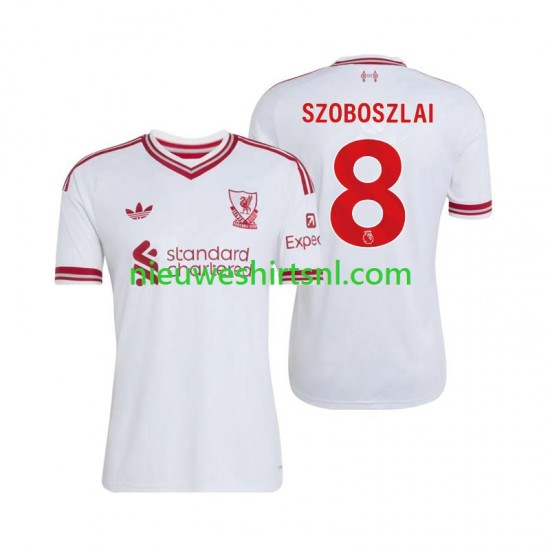 Liverpool Heren Shirt met Bedrukking Dominik Szoboszlai 8 Uit 2026-2027 Korte Mouw