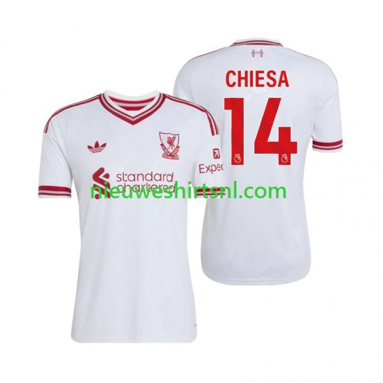 Liverpool Heren Shirt met Bedrukking Federico Chiesa 14 Uit 2026-2027 Korte Mouw