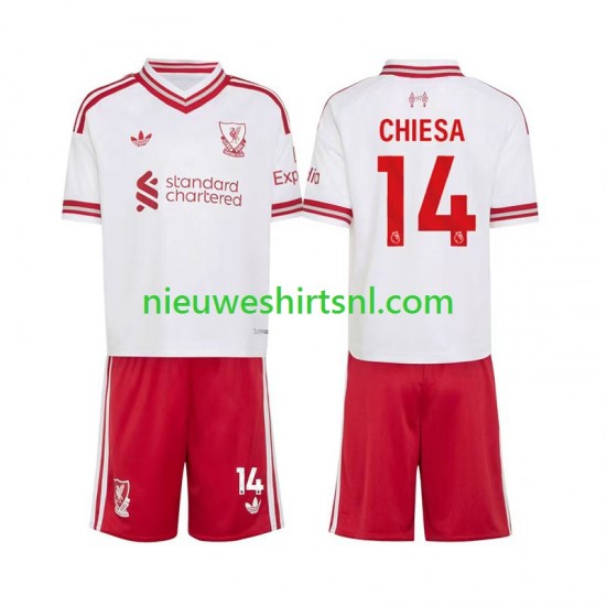 Liverpool Kind Shirt met Bedrukking Federico Chiesa 14 Uit 2026-2027 Korte Mouw
