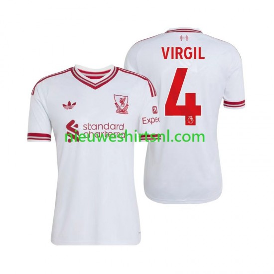 Liverpool Heren Shirt met Bedrukking Virgil van Dijk 4 Uit 2026-2027 Korte Mouw