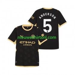 Manchester City Heren Shirt met Bedrukking Elliot Anderson 5 Uit 2026-2027 Korte Mouw