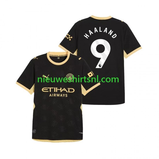Manchester City Heren Shirt met Bedrukking Erling Haaland 9 Uit 2026-2027 Korte Mouw