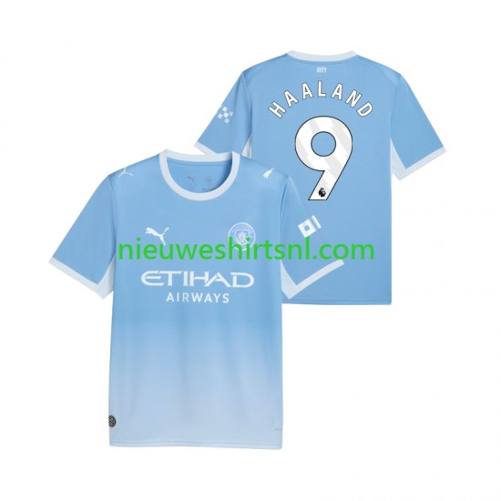Manchester City Heren Shirt met Bedrukking Erling Haaland 9 Thuis 2026-2027 Korte Mouw
