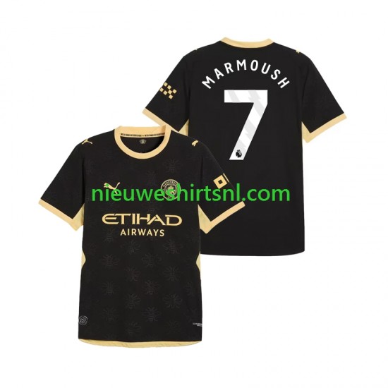 Manchester City Heren Shirt met Bedrukking Omar Marmoush 7 Uit 2026-2027 Korte Mouw