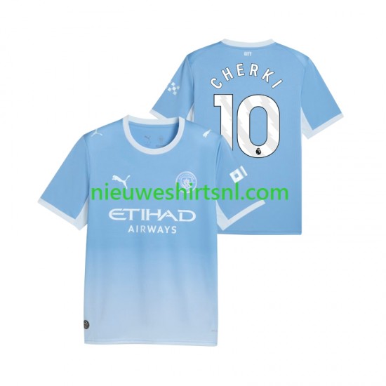 Manchester City Heren Shirt met Bedrukking Rayan Cherki 10 Thuis 2026-2027 Korte Mouw