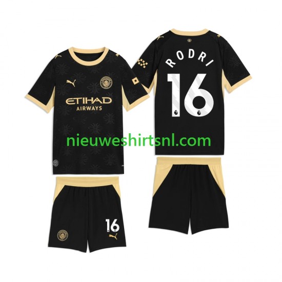 Manchester City Kind Shirt met Bedrukking Rodri 16 Uit 2026-2027 Korte Mouw