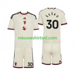 Manchester United Kind Shirt met Bedrukking Benjamin Sesko 30 Derde 2026-2027 Korte Mouw