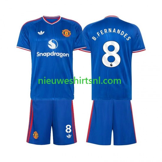 Manchester United Kind Shirt met Bedrukking Bruno Fernandes 8 Uit 2026-2027 Korte Mouw