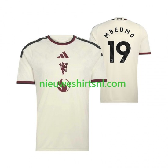 Manchester United Heren Shirt met Bedrukking Bryan Mbeumo 19 Derde 2026-2027 Korte Mouw