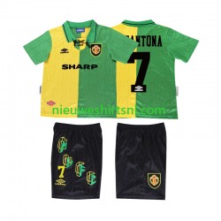 Manchester United Kind Shirt met Bedrukking CANTONA 7 1992 Retro Derde 1994 Korte Mouw