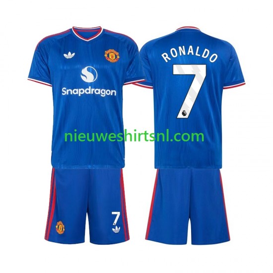 Manchester United Kind Shirt met Bedrukking Cristiano Ronaldo 7 Uit 2026-2027 Korte Mouw