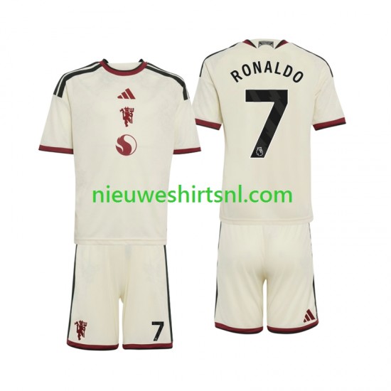 Manchester United Kind Shirt met Bedrukking Cristiano Ronaldo 7 Derde 2026-2027 Korte Mouw