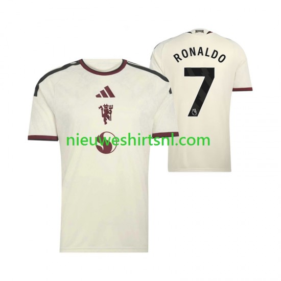 Manchester United Heren Shirt met Bedrukking Cristiano Ronaldo 7 Derde 2026-2027 Korte Mouw