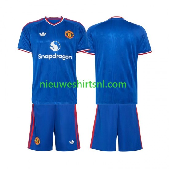 Manchester United Kind Shirt met Bedrukking Uit 2026-2027 Korte Mouw